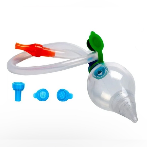 NIB NeilMed Naspira Babies & Kids Nasal-Oral Aspirator Kit With Mesh Travel Bag - Picture 2 of 7